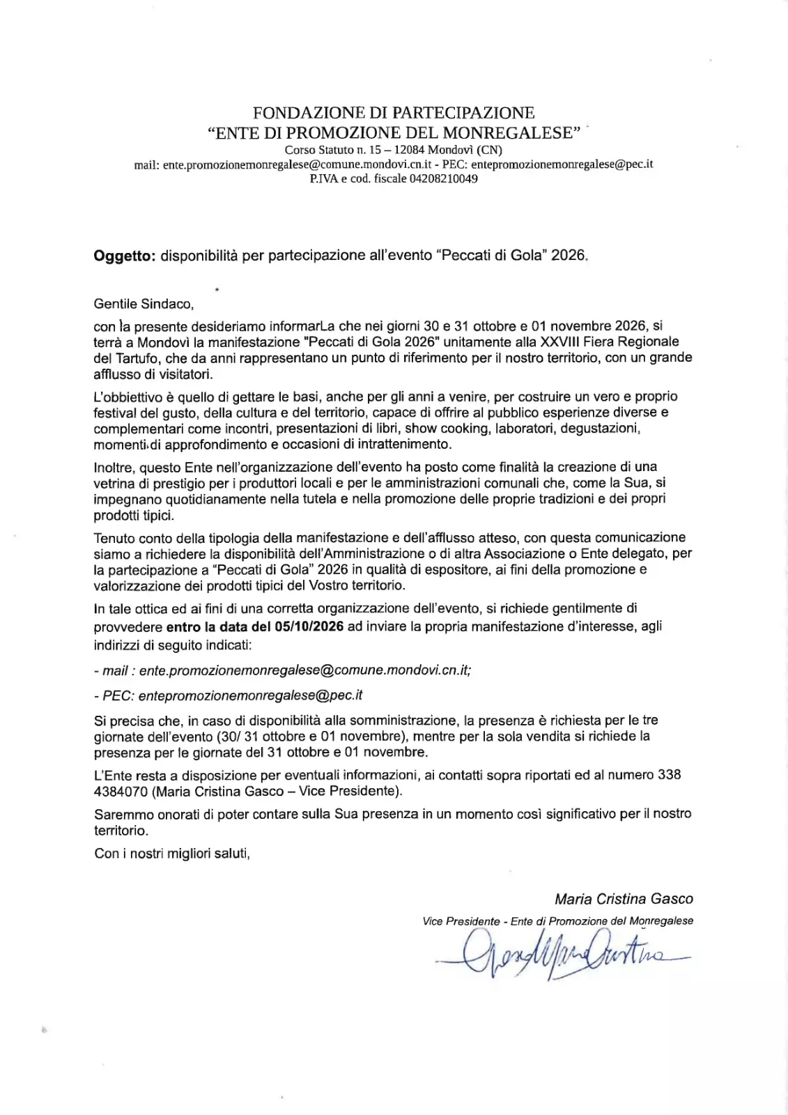 Peccati di Gola 2026