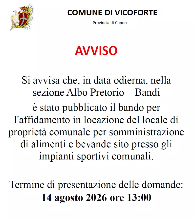 AVVISO