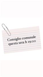 Consiglio comunale 