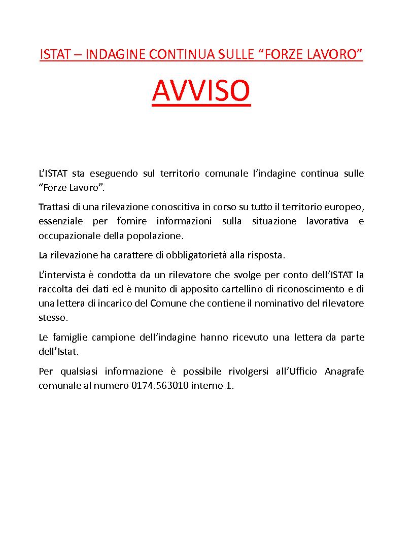 AVVISO